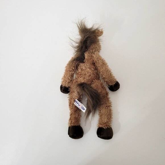 Mary Meyer Plush Horse Stuffed Animal Toy - Brown & Cream 12" - Picture 6 of 7
